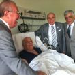 On The Anniversary of 20th July Peace Operation The Marmara Group Foundation Visited Rauf Denktaş, Marmara Group Foundation Executive Council visited Founding President of North Cyprus Turkish Republic Rauf Denktaş inpatienting at GATA Hospital in Ankara