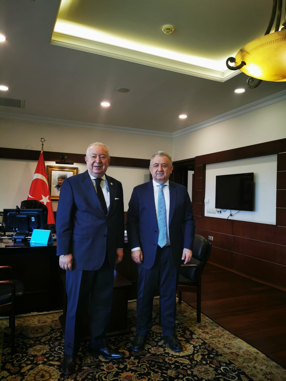 Ambassador of Türkiye to Astana Mustafa Kapucu received