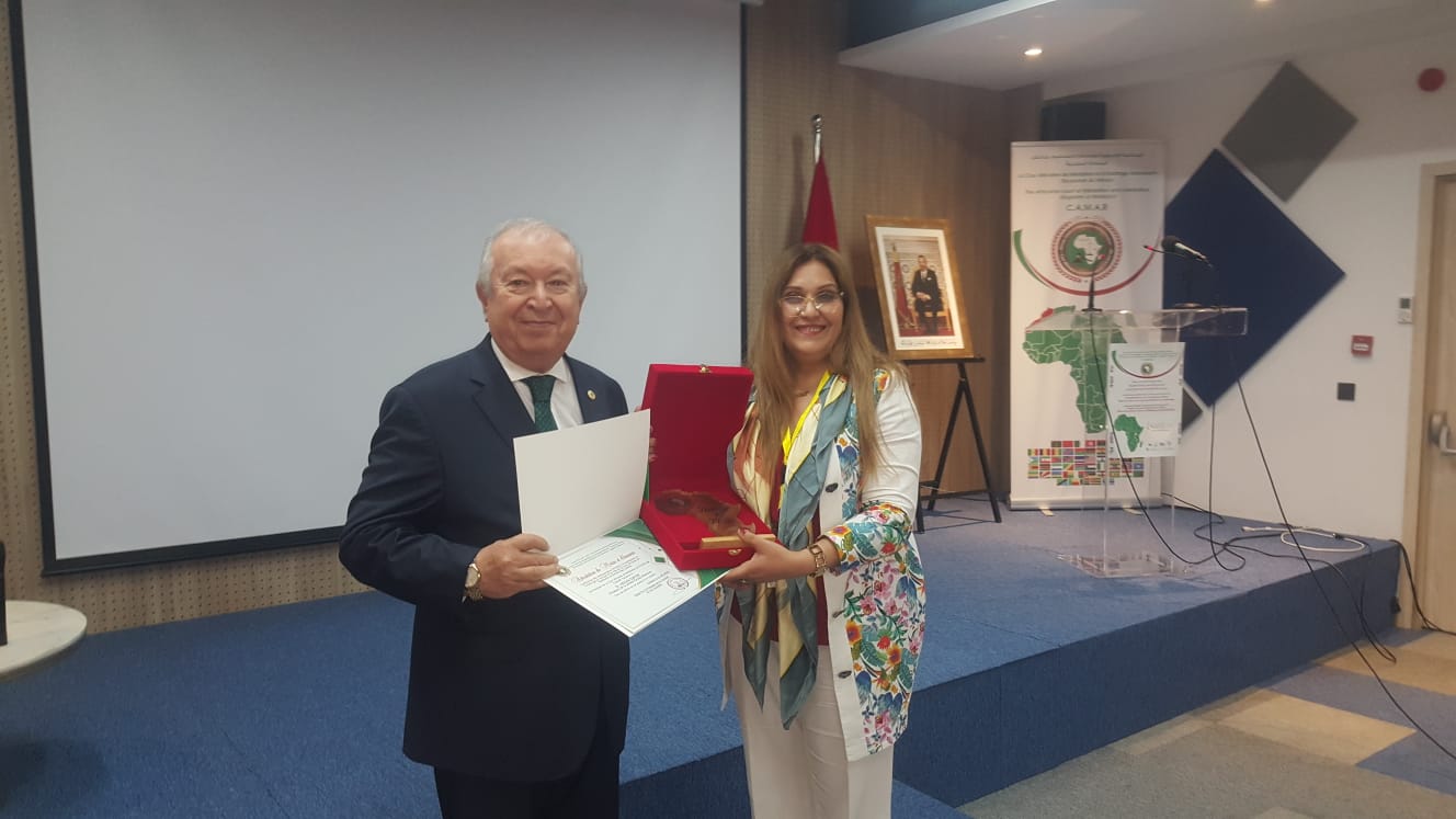 Dr Akkan Suver Merit Award from the African Union