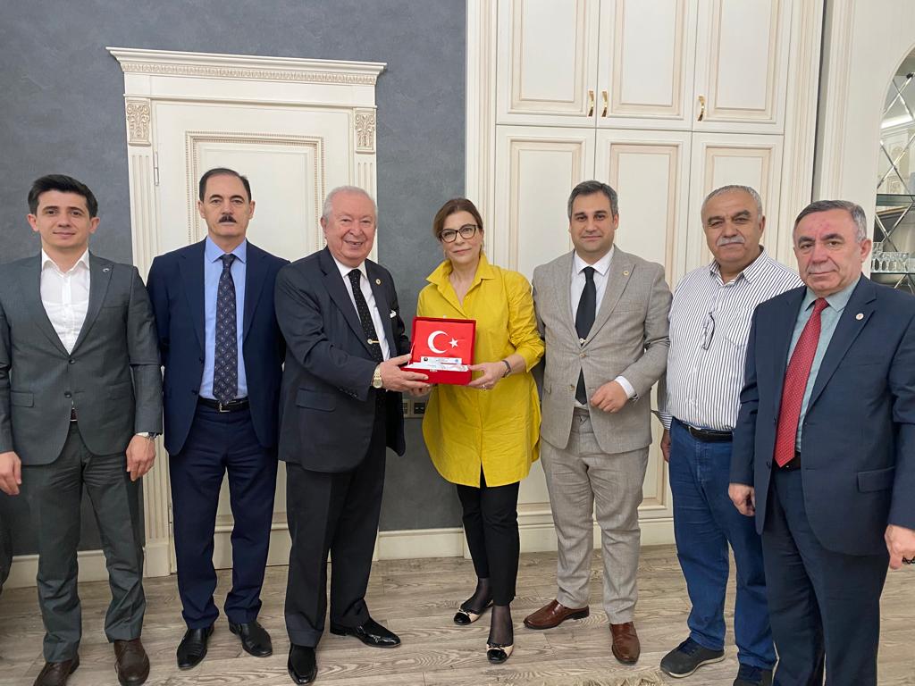 Dr. Akkan Suver met with the Rector and Chairman of the