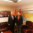 Dr. Akkan Suver Visited Chargé d’Affaires of North Macedonia Hanif Dauti