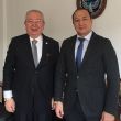 Visiting the Consul General of Kyrgyzstan
