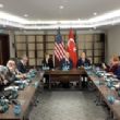 US Vice President Joe Biden, meet with the representative of checks and balances network in the delegation MARMARA GROUP FOUNDATION CHAIRMAN OF THE EU PLATFORM FOR HUMAN RIGHTS MÜJGAN SUVER is also took place