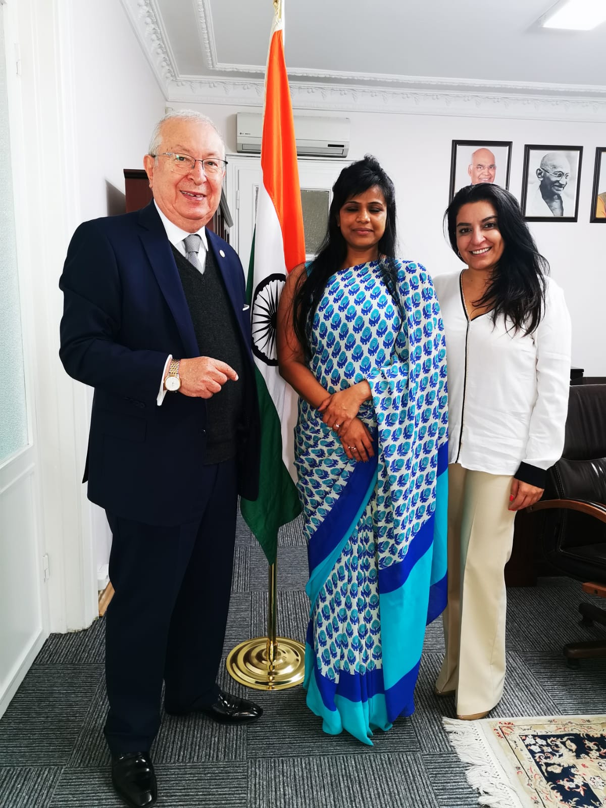 Visit to Indian Consul General Sudhi Choudhary