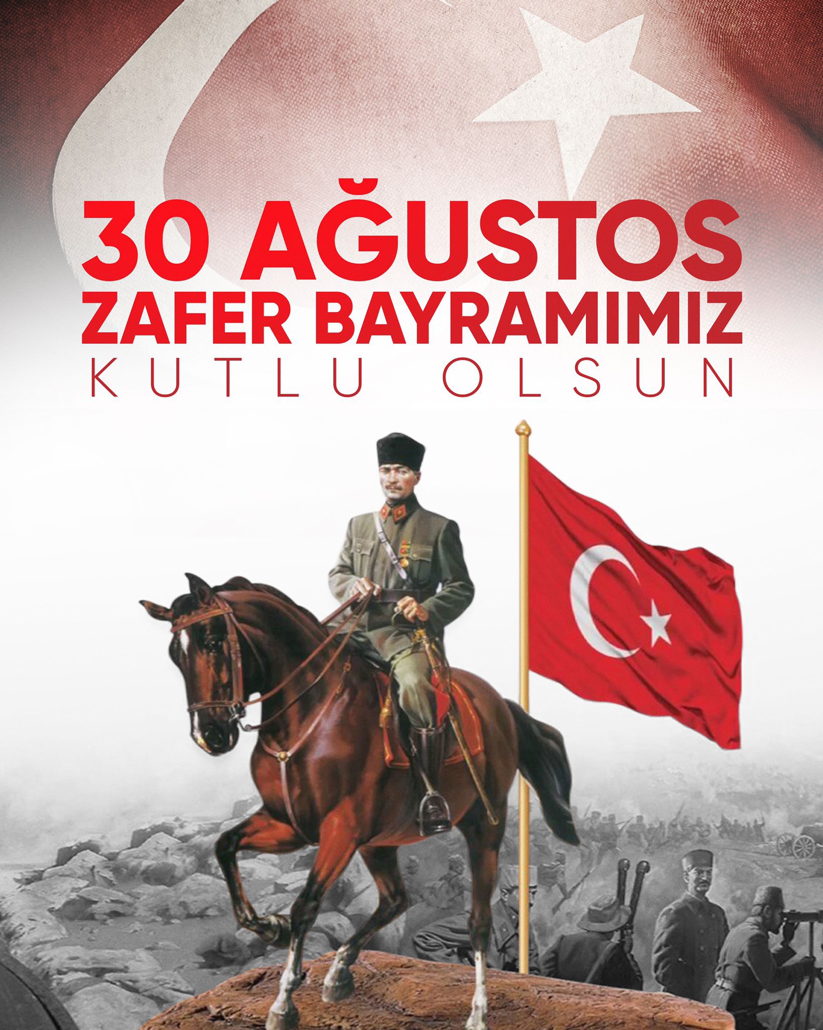 30 Ağustos Zafer Bayramı Kutlu olsun.