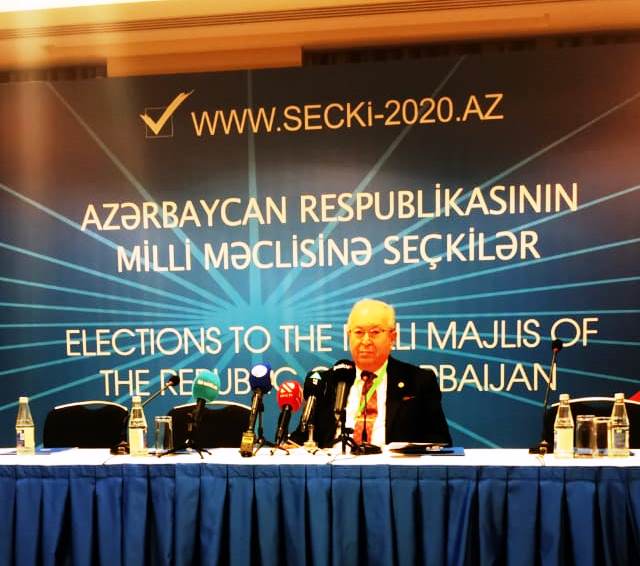 Azerbaycan seçimlerine Dr. Akkan Suver Uluslararası Gözlemci olarak katıldı