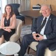 Dr. Akkan Suver Odeta Nishani'yi ziyaret etti.