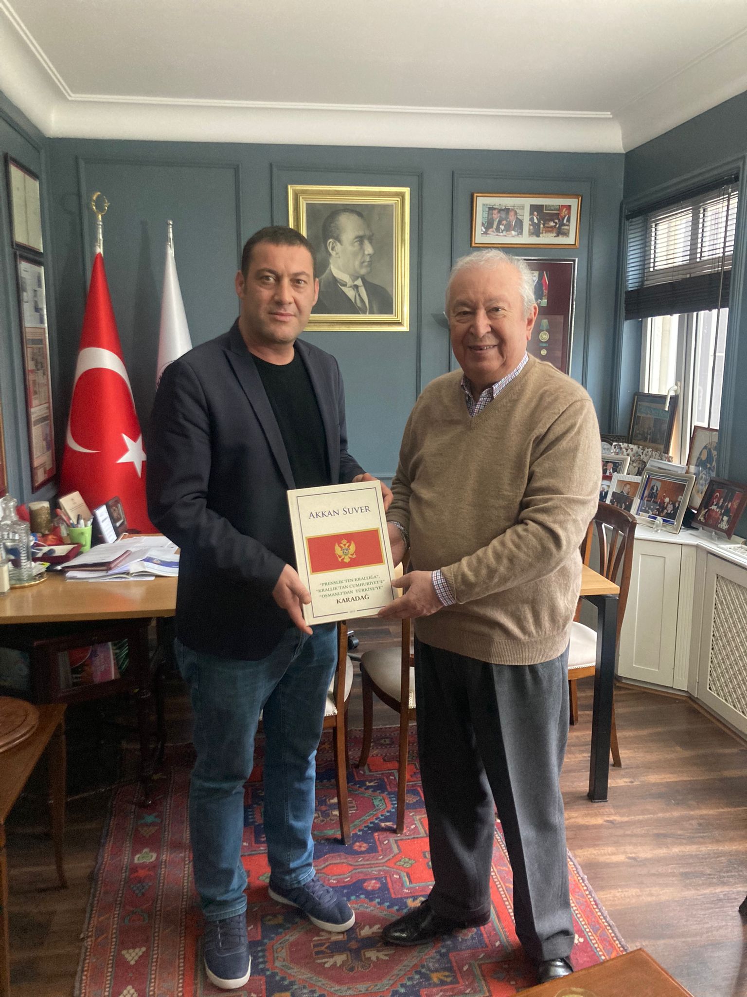 Karadağ Burhaniye Sancak Derneği  Dr. Akkan Suveri Ziyaret Etti.
