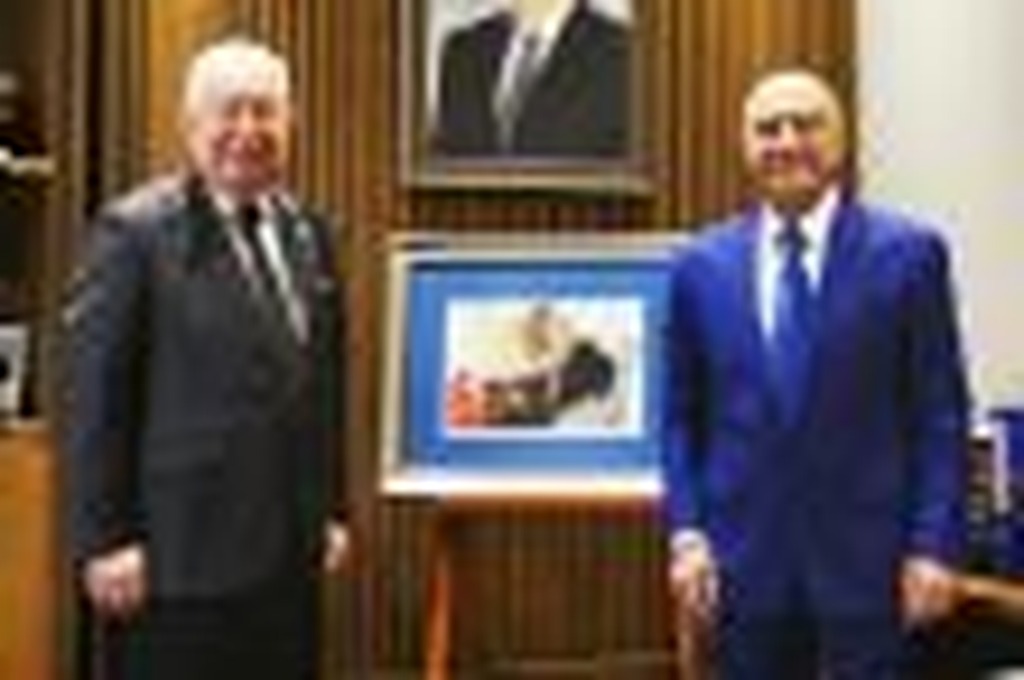 Valeh Aleskerov Receives Dr. Akkan Suver
