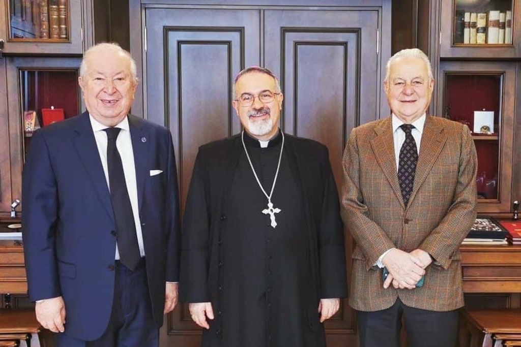 Marmara Grubu Vakfı Genel Başkanı Dr. Suver ve Genel Başkan Yardımcısı Okray Vatikan Temsilcisi ile biraraya geldi