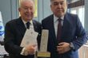 Ambassador Alisher Azamkhodjaev Visits Dr. Akkan Suver