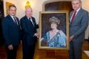 Princess Margareta and Prince Radu Receive Dr. Suver and Sezgin Bilgic