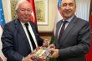 Visit to Uzbek Ambassador Ilkhom Khaydarov