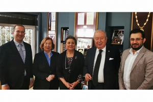 Boğaziçi Belediyeler Birliği Dr. Suver i ziyaret etti