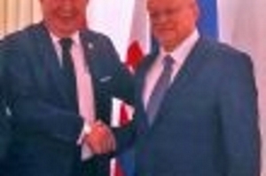 Ambassador Jan Gabor Receives Dr. Akkan Suver and Cafer Okray