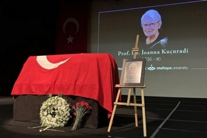 Prof. Dr. İoanna Kuçuradi'yi toprağa verdik.