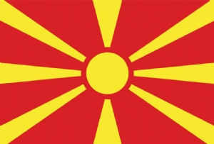 North Macedonia flag
