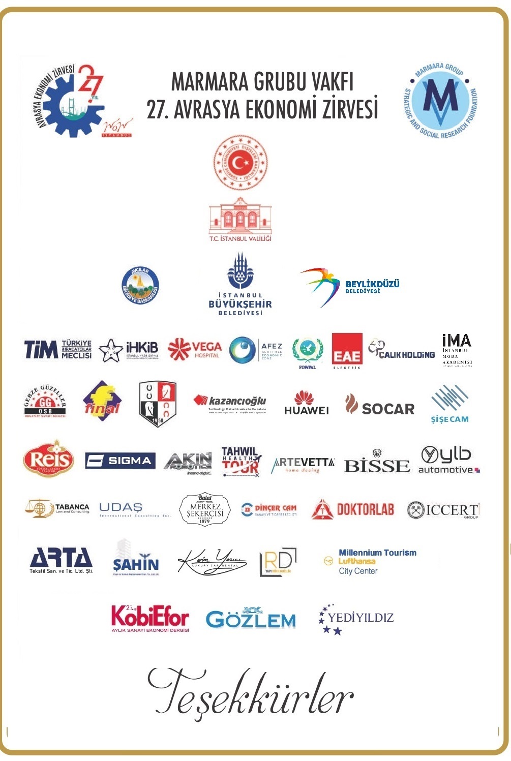Participants at the 27th Eurasian Economic Summit