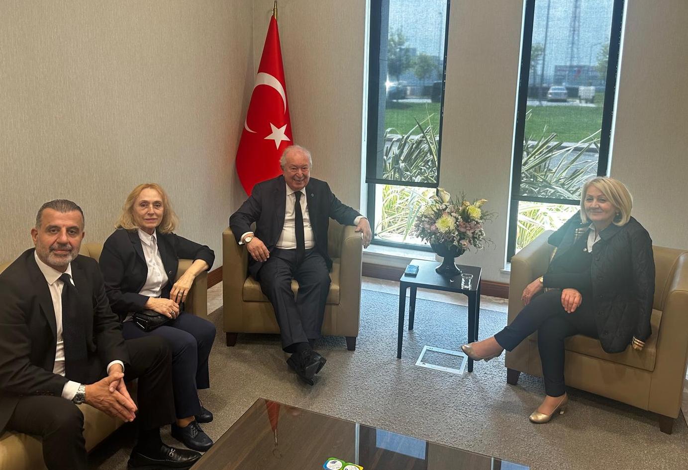 Bosna Hersek Başbakanı Borjana Kristo Marmara Grubu Vakfı na geldi Bosna Hersek Başbakanı Borjana Kristo Marmara Grubu Vak