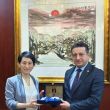 CPAPD Genel Sekreteri Yinghua Yan, Sezgin Bilgiçe yemek verdi