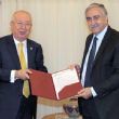Cumhurbaşkanı Mustafa Akıncı Marmara Grubu Vakfı’nı Kabul etti