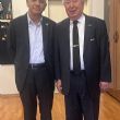 Dr. Akkan Suver ve Sezgin Bilgiç Hazar Üniversitesini ziyaret etti 