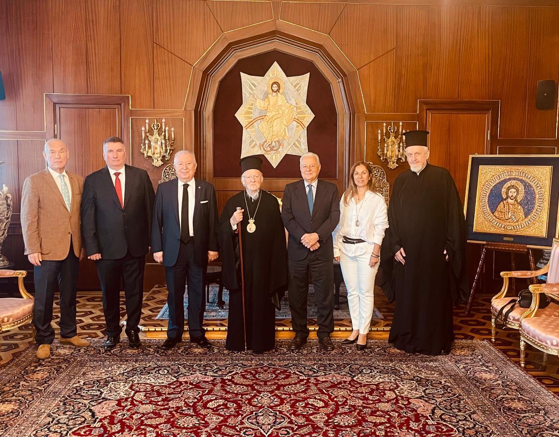 Marmara Grubu Vakfı'ndan Patrik Bartholomeosa ziyaret Marmara Grubu Vakfı'ndan Patrik Bartholomeosa ziyaret