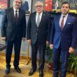 Mustafa Ergin TBMM’de ziyaretler gerçekleştirdi.