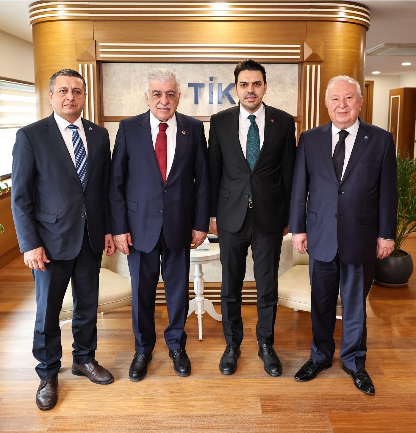 TİKA Başkanı Abdullah Eren'e ziyaret TİKA Başkanı Abdullah Eren'e ziyaret